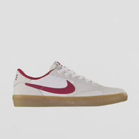Nike SB Heritage Vulc Shoes - Summit White / Cardinal Red - White thumbnail