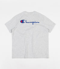 Champion Embroidered Back Logo T-Shirt - Grey