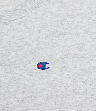 Champion Embroidered Back Logo T-Shirt - Grey