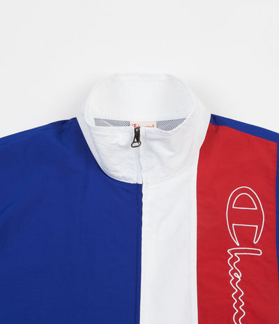 Champion Full Zip Tracksuit Jacket - Blue / White / Red
