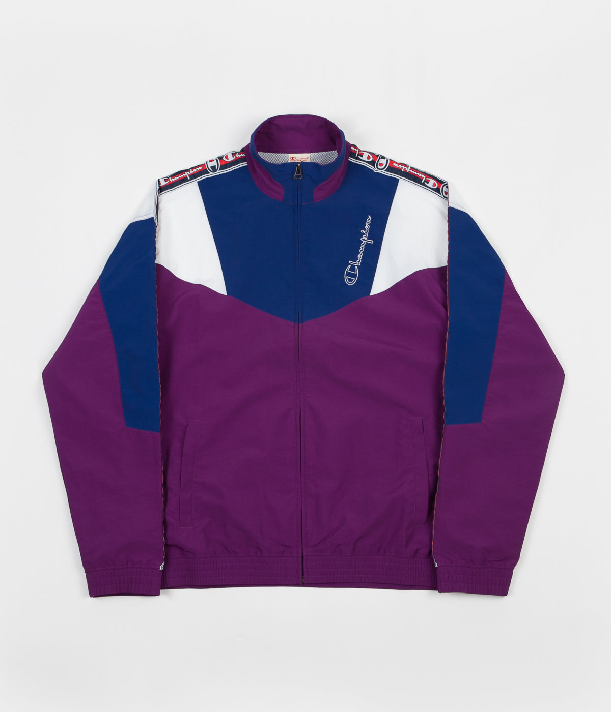 Champion purple track top on sale