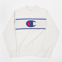 Champion Jacquard Insert Crewneck Sweatshirt - Cream thumbnail