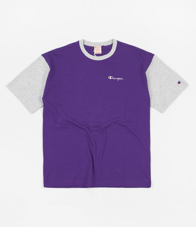 Champion Oversize T-Shirt - Purple / Grey