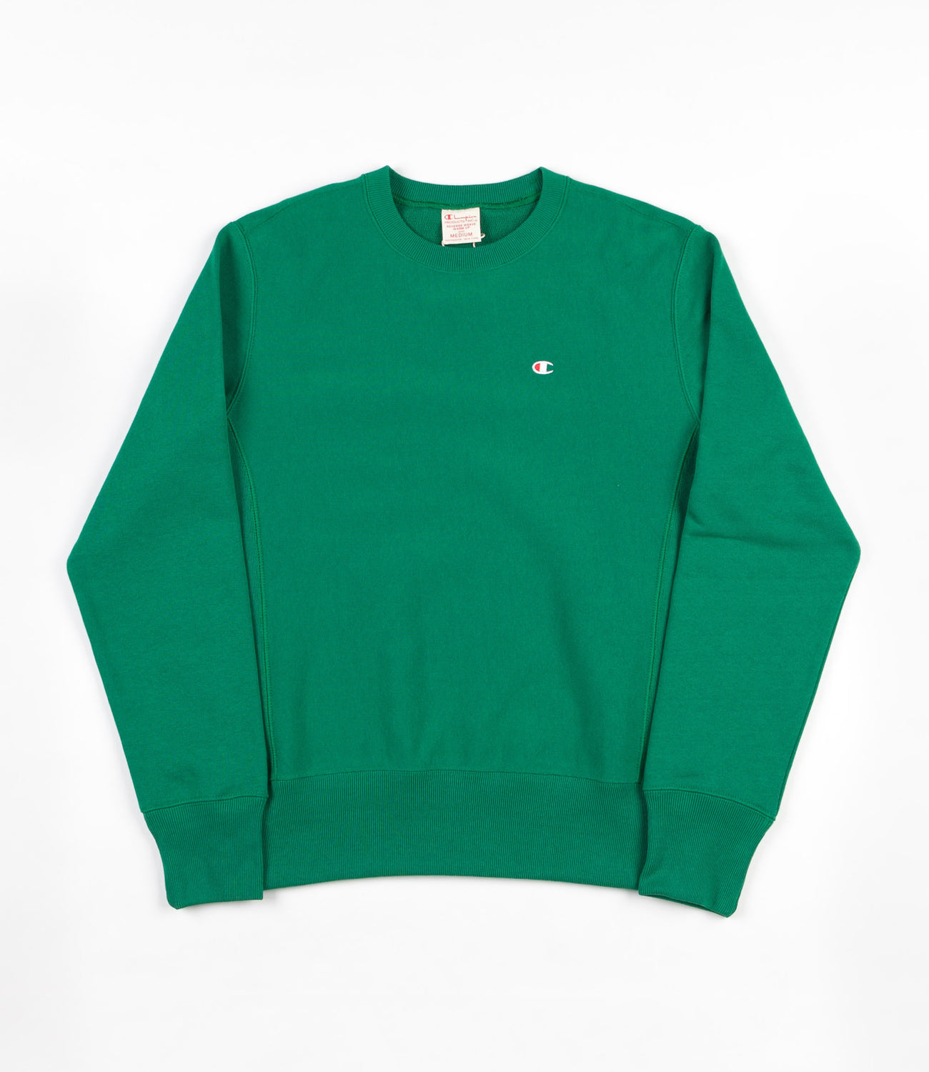 Champion Reverse Weave Classic Crewneck Sweatshirt - Green | Flatspot