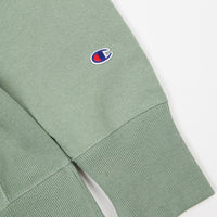 Champion Reverse Weave Classic Crewneck Sweatshirt - Light Green thumbnail