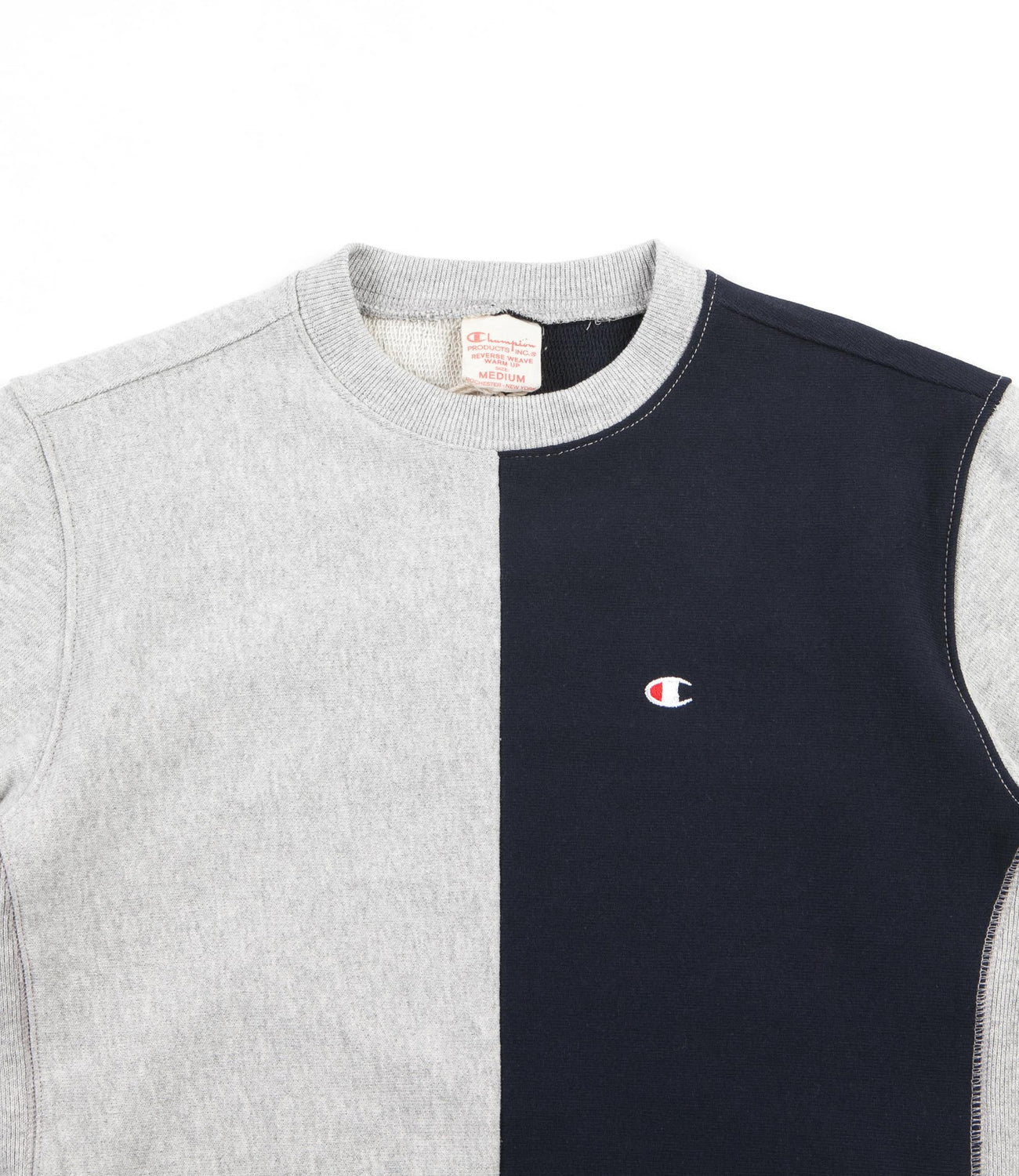 Champion sweater grey best sale crew neck vest