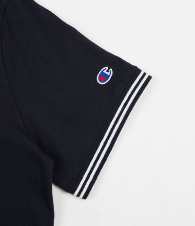 Champion Rib Neck T-Shirt - Navy