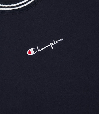Champion Rib Neck T-Shirt - Navy