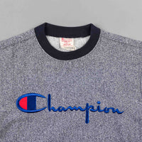 Champion Script Logo Crewneck Sweatshirt - Navy Blue thumbnail