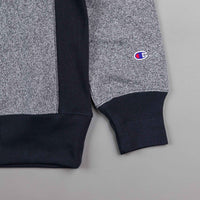 Champion Script Logo Crewneck Sweatshirt - Navy Blue thumbnail