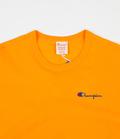 Champion Script Logo T-Shirt - Orange