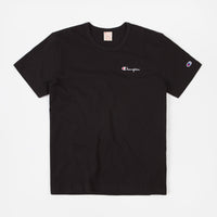 Champion Small Script Crewneck T-Shirt - Black thumbnail