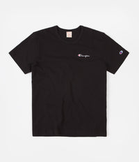 Champion Small Script Crewneck T-Shirt - Black