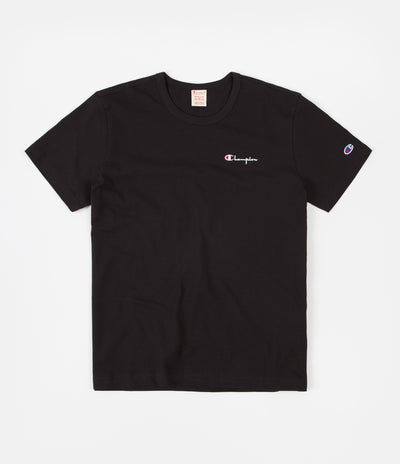 Champion Small Script Crewneck T-Shirt - Black