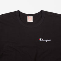 Champion Small Script Crewneck T-Shirt - Black thumbnail