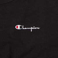 Champion Small Script Crewneck T-Shirt - Black thumbnail