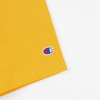 Champion Small Script Crewneck T-Shirt - Mustard thumbnail