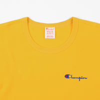 Champion Small Script Crewneck T-Shirt - Mustard thumbnail