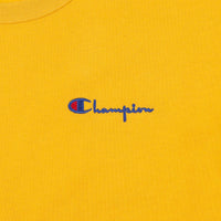 Champion Small Script Crewneck T-Shirt - Mustard thumbnail