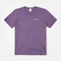 Champion Small Script Crewneck T-Shirt - Purple thumbnail