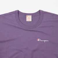 Champion Small Script Crewneck T-Shirt - Purple thumbnail