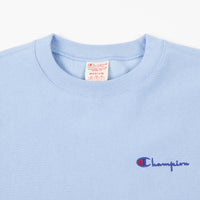 Champion Small Script Reverse Weave Crewneck Sweatshirt - Blue thumbnail
