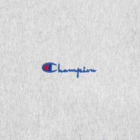 Champion Small Script Reverse Weave Crewneck Sweatshirt - Grey thumbnail