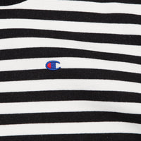 Champion Striped Crewneck Sweatshirt - Black / White thumbnail