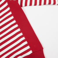 Champion Striped Crewneck Sweatshirt - Red / White thumbnail
