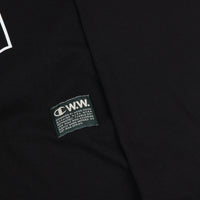 Champion x Wood Wood Rodney Box Logo Long Sleeve T-Shirt - Black / White thumbnail