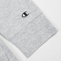 Champion x Wood Wood Rodney Box Logo Long Sleeve T-Shirt - Grey / White thumbnail