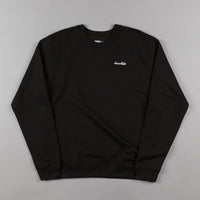 Chocolate Chunk Embroidered Crewneck Sweatshirt - Black thumbnail