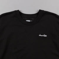 Chocolate Chunk Embroidered Crewneck Sweatshirt - Black thumbnail