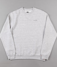 Chocolate Chunk Embroidered Crewneck Sweatshirt - Grey