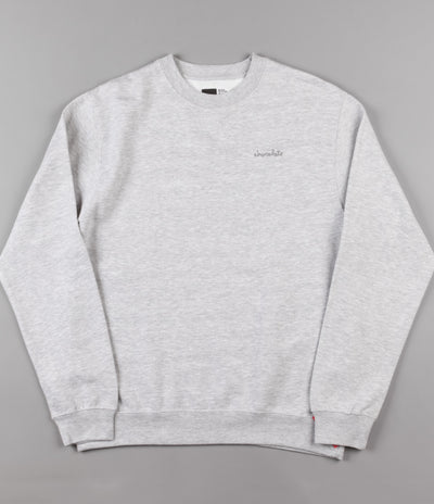 Chocolate Chunk Embroidered Crewneck Sweatshirt - Grey