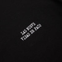 Chocolate Paco Embroidered T-Shirt - Black thumbnail