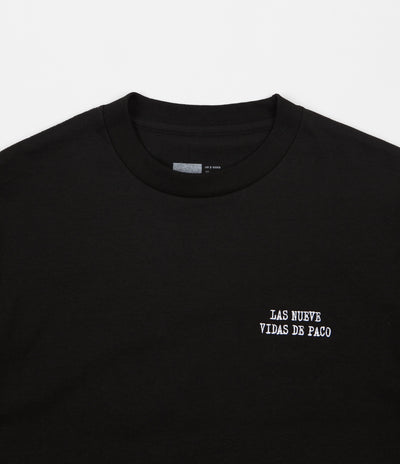 Chocolate Paco Embroidered T-Shirt - Black