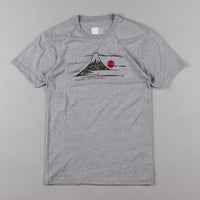 Chocolate Rising Sun Tri Blend T-Shirt - Grey thumbnail