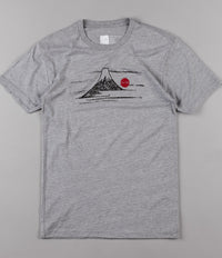 Chocolate Rising Sun Tri Blend T-Shirt - Grey