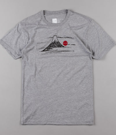 Chocolate Rising Sun Tri Blend T-Shirt - Grey