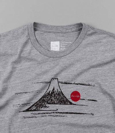 Chocolate Rising Sun Tri Blend T-Shirt - Grey