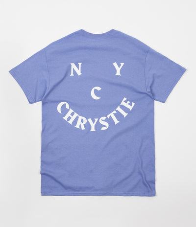 Chrystie NYC Face Logo T-Shirt - Lavender