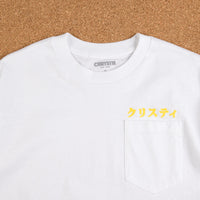 Chrystie NYC Japanese Logo Pocket T-Shirt - White thumbnail