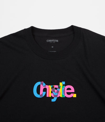 Chrystie NYC Massimo Logo T-Shirt - Black