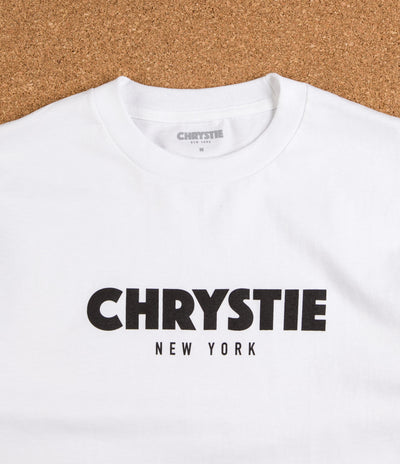 Chrystie NYC OG Logo T-Shirt - White