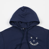 Chrystie NYC Smile Logo Hoodie - Harbour Blue thumbnail