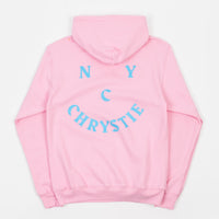 Chrystie NYC Smile Logo Hoodie - Light Pink thumbnail