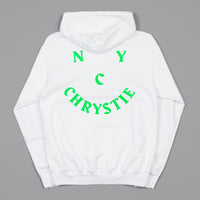 Chrystie NYC Smile Logo Hoodie - White thumbnail