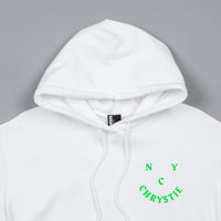 Chrystie NYC Smile Logo Hoodie - White thumbnail