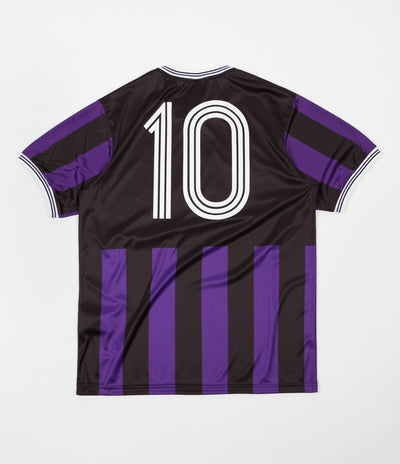 Chrystie NYC Team Chrystie Soccer Jersey - Black / Purple